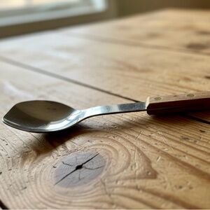 Vintage Vernco Ice Cream Spade: Stainless Steel with Wood Handle